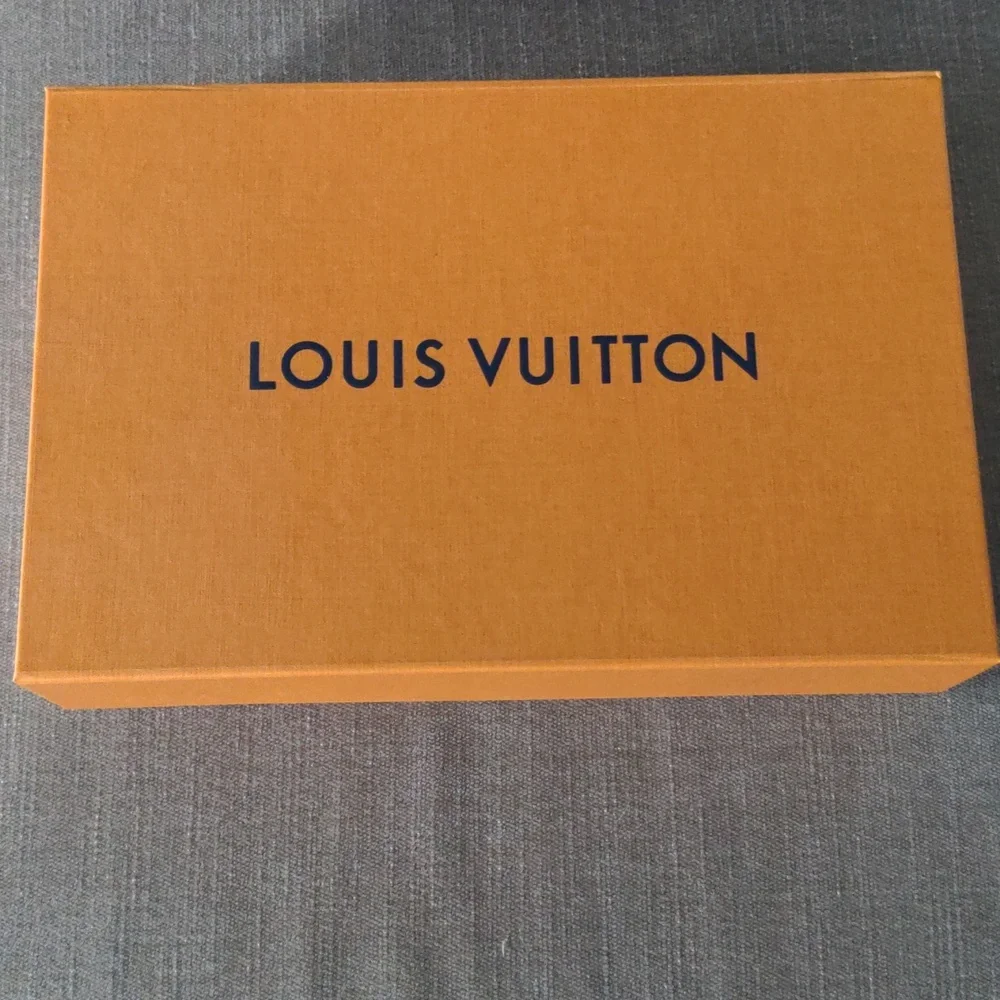 Louis Vuitton Signature Orange Box, 11  By 7 1/2 Inches.  Excellent Condition